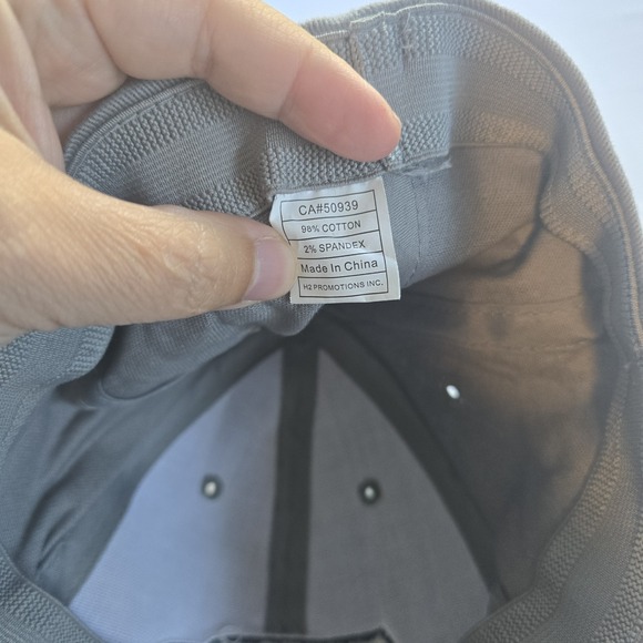 Seattle Sea Hawks Budweiser Ball Cap Adult Stretch Fit Gray Hat Embroidered Logo - Picture 5 of 5